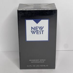 NEW WEST by Aramis 3.4oz / 100 ml Skinscent Spray for Men NEW & SEALED BOX